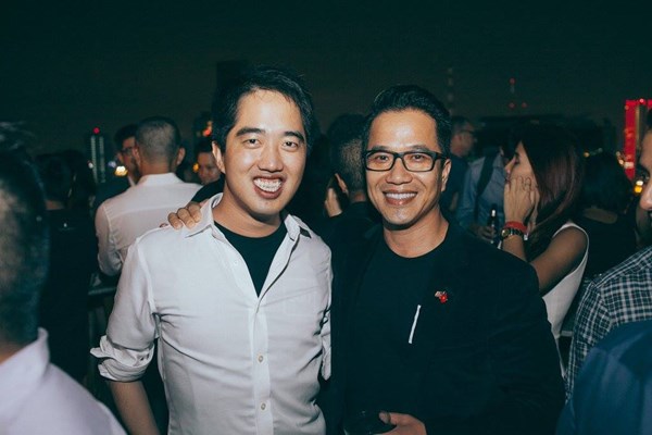 Eddie Thái (trái) và Bình Trần (phải), hai Giám đốc Quỹ 500 Startups Vietnam.