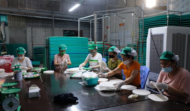 Hiện nay xưởng sản xuất của anh Thảo có 18 lao động.