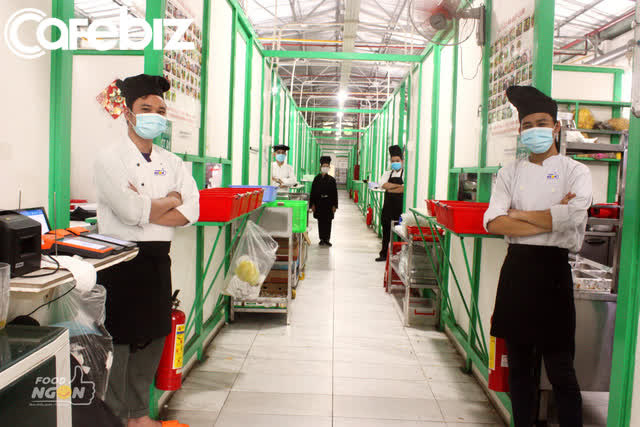 Hệ thống bếp trung tâm của Food Ngon.