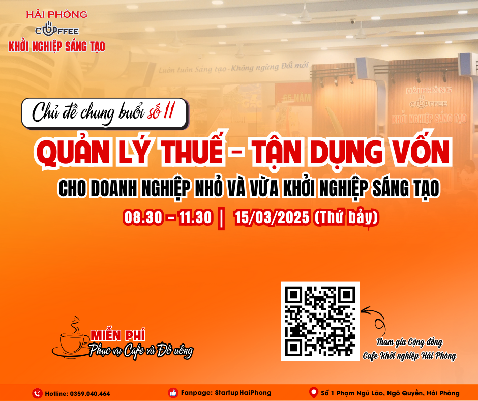 HẢI PHÒNG - CAFE KHỞI NGHIỆP SÁNG TẠO 2025 | SỐ ĐẦU TIÊN CHÍNH THỨC TRỞ LẠI!