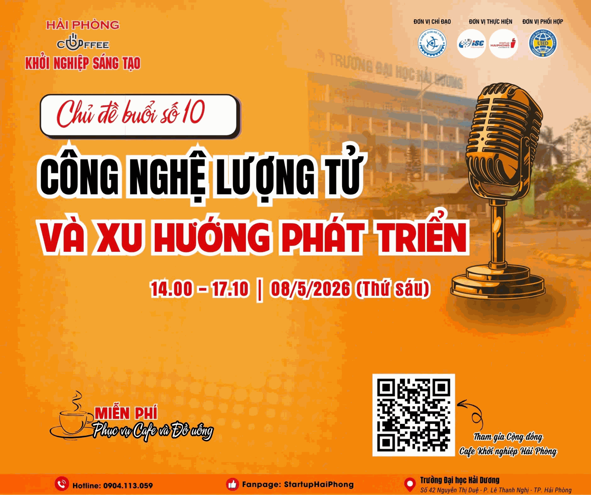 HẢI PHÒNG - CAFÉ KHỞI NGHIỆP SÁNG TẠO 10: CÔNG NGHỆ LƯỢNG TỬ VÀ XU HƯỚNG PHÁT TRIỂN