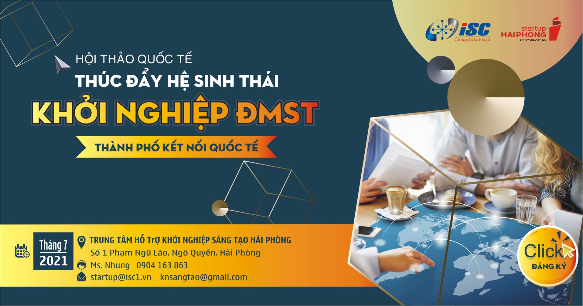 THÚC ĐẨY HỆ SINH THÁI KHỞI NGHIỆP THÀNH PHỐ KẾT NỐI QUỐC TẾ