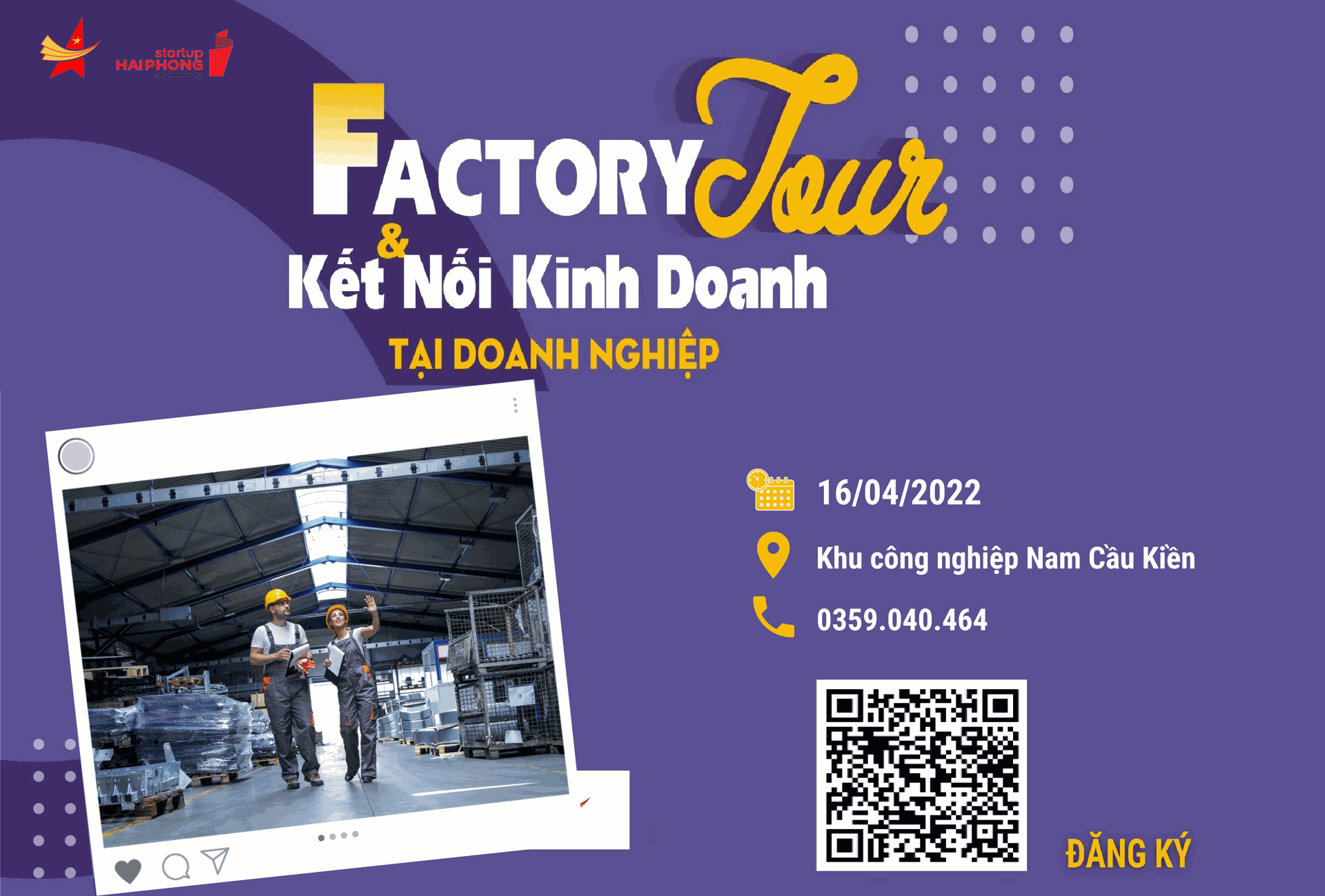 Factory Tour & Kết nối kinh doanh tại KCN Nam Cầu Kiền
