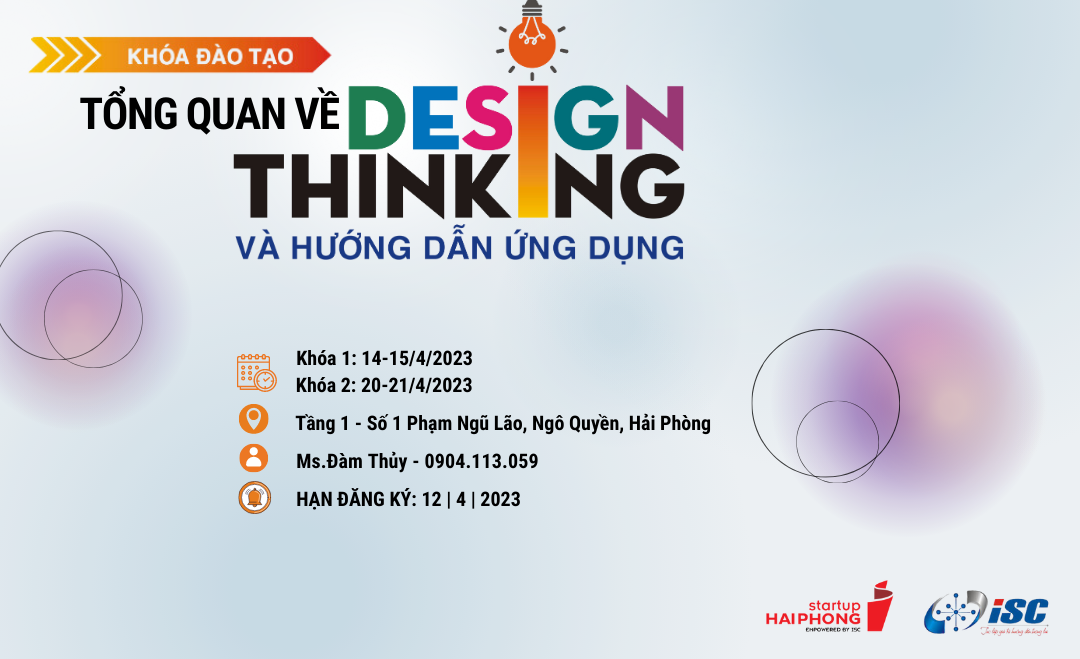 Khóa đào tạo Tổng quan Tư duy thiết kế và Hướng dẫn ứng dụng