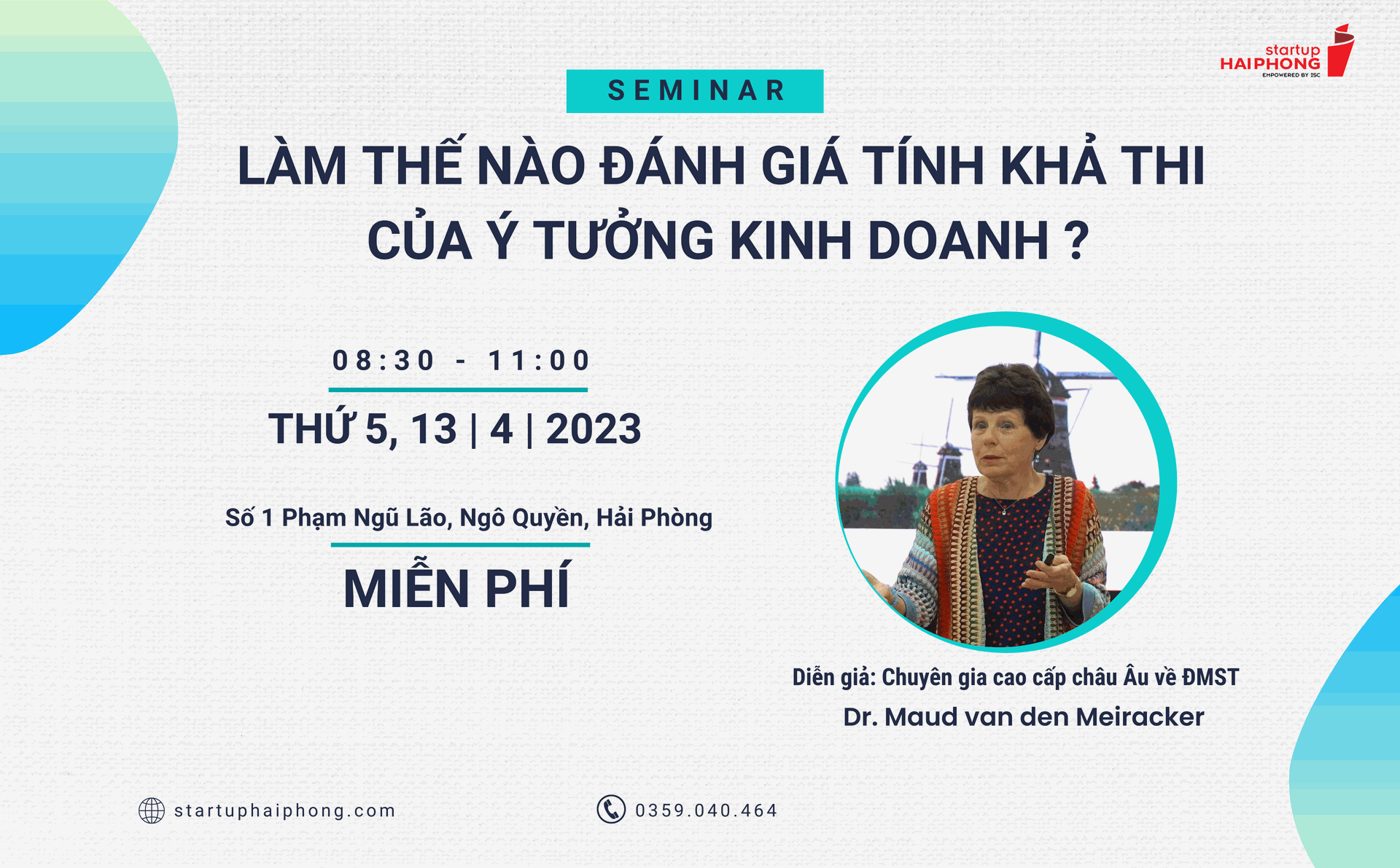 Seminar: Làm thế nào đánh giá tính khả thi của ý tưởng khởi nghiệp?