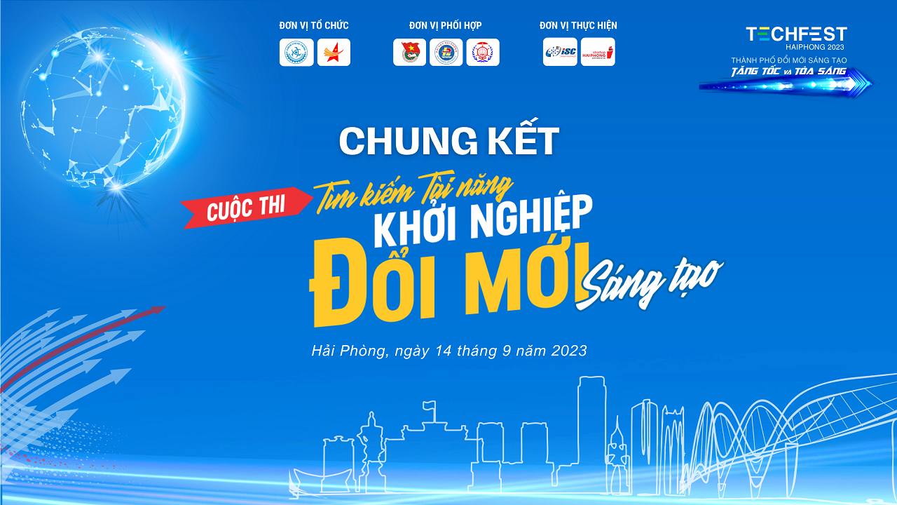 Chung kết Cuộc thi “Tìm kiếm tài năng khởi nghiệp đổi mới sáng tạo Hải Phòng 2023” 