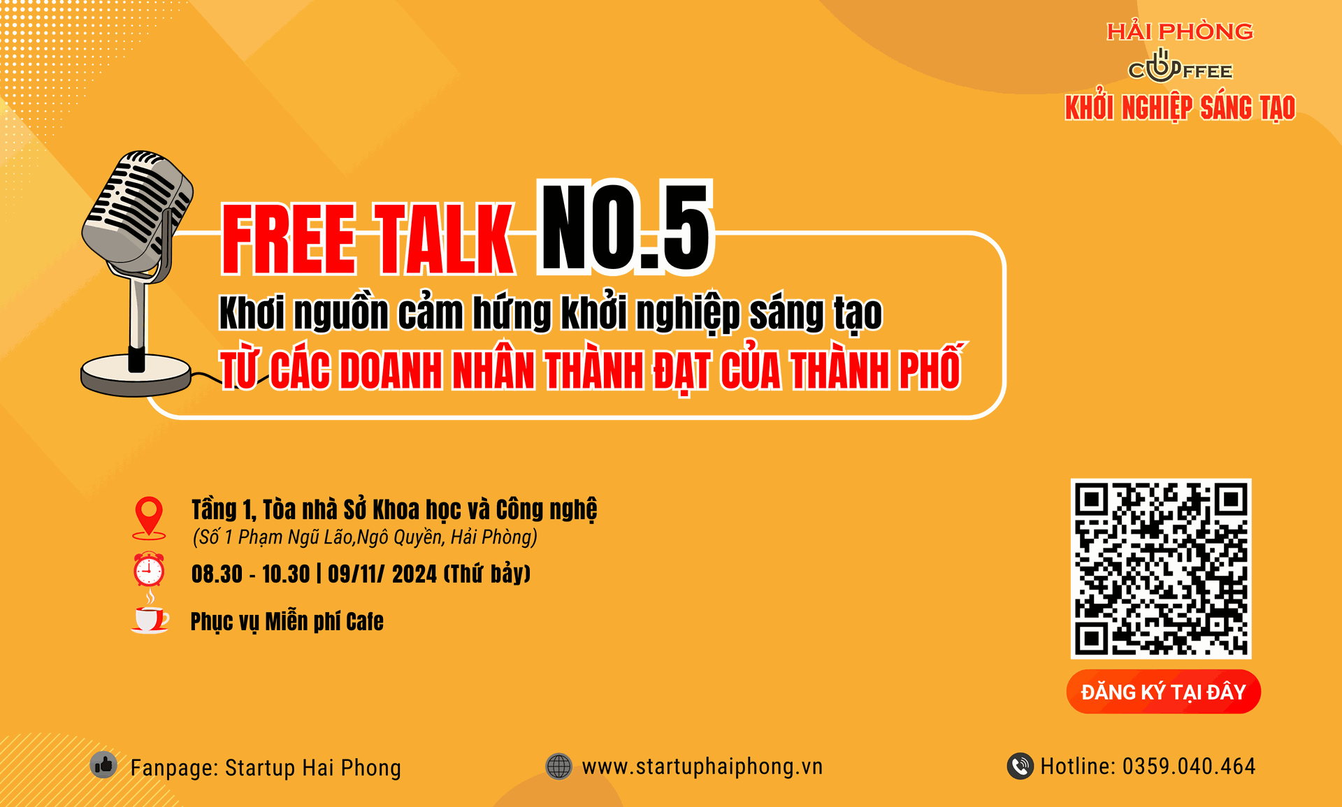 Hải Phòng - Café khởi nghiệp sáng tạo số 05: Khơi nguồn cảm hứng sáng tạo từ các doanh nhân thành đạt của thành phố