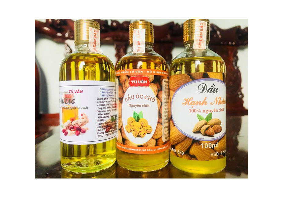 SẢN XUẤT DẦU ÓC CHÓ DINH DƯỠNG NGUYÊN CHẤT TÚ VÂN